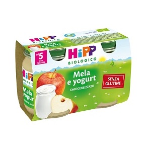 HIPP BIO HIPP BIO OMOGENEIZZATO MELA YOGURT 2X125 G - farmasconti.eu