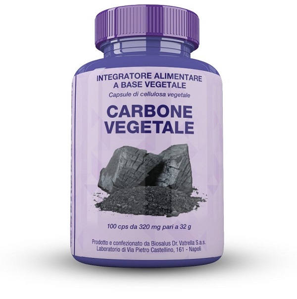 CARBONE VEGETALE 100 CAPSULE 32 G - farmasconti.eu