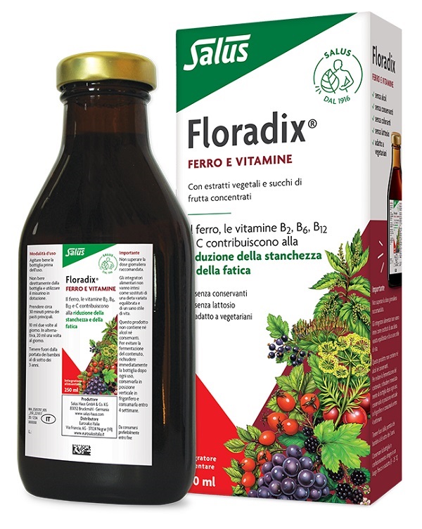 FLORADIX FERRO E VITAMINE 250 ML - farmasconti.eu