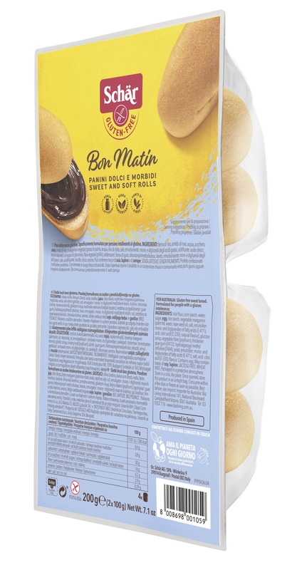 SCHAR BON MATIN PANINI DOLCI E MORBIDI SENZA LATTOSIO 2 PEZZI DA 100 G - farmasconti.eu