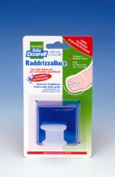 RADDRIZZA ALLUCE IN GEL DI SILICONE BIANCO SEMITRASPARENTE SAGOMATA PER PROTEGGERE E RIALLINEARE L'ALLUCE EVITANDO LO SFREGAMENTO FRA IL PRIMO E IL SECONDO DITO IGIENEPIEDE 1 PEZZO - farmasconti.eu
