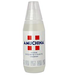 DISINFETTANTE IGIENIZZANTE A BASE DI IPOCLORITO DI SODIO ANTIMICROBICO AD AMPIO SPETTRO D'AZIONE AMUCHINA LIQUIDA 100% 500 ML - farmasconti.eu