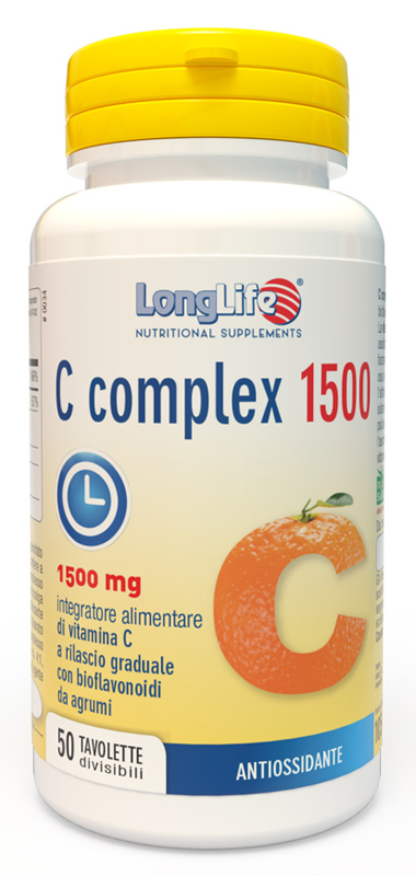 LONGLIFE C COMPLEX 1500 T/R 50 TAVOLETTE DIVISIBILI - farmasconti.eu