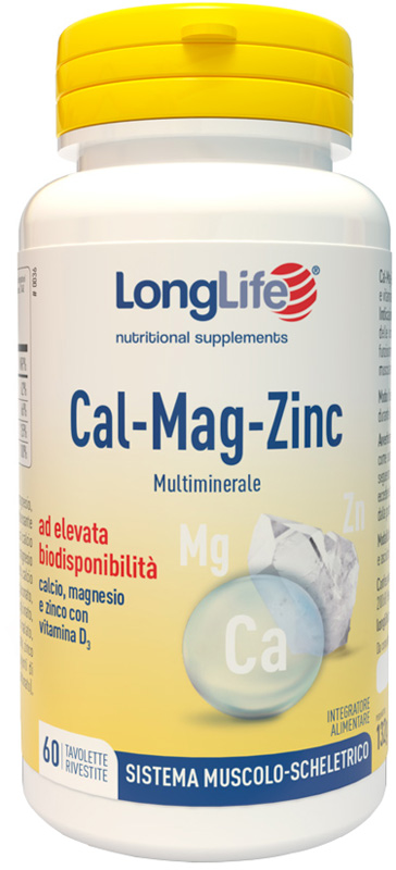 LONGLIFE CAL MAG ZINC 60 TAVOLETTE - farmasconti.eu
