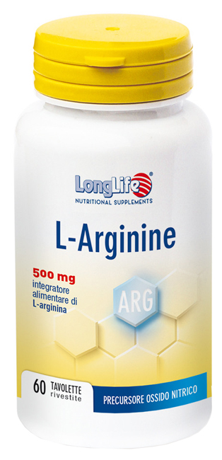 LONGLIFE L-ARGININE 60 TAVOLETTE RIVESTITE DA 900 MG - farmasconti.eu