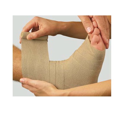 BENDA ELASTICA DAUERBINDE F ALTA ESTENSIBILITA' COMPRESSIONE LEGGERA 6X700CM CON GRAFFETTE - farmasconti.eu