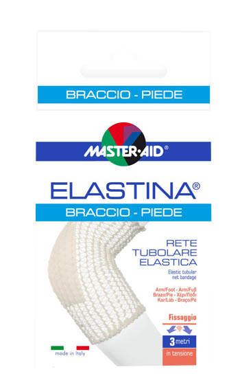 RETE TUBOLARE ELASTICA IPOALLERGENICA MASTER-AID ELASTINA BRACCIO/PIEDE 3 MT IN TENSIONE CALIBRO 4 CM - farmasconti.eu