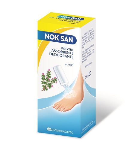 NOK SAN POLVERE ASSORBENTE DEODORANTE 75 G - farmasconti.eu