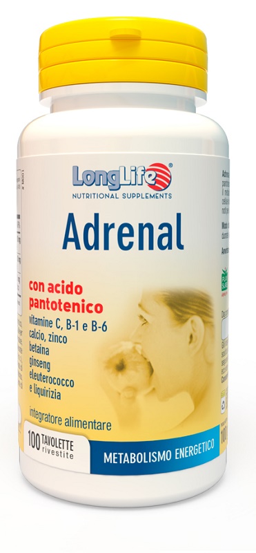 LONGLIFE ADRENAL 100 TAVOLETTE MASTICABILI RIVESTITE - farmasconti.eu