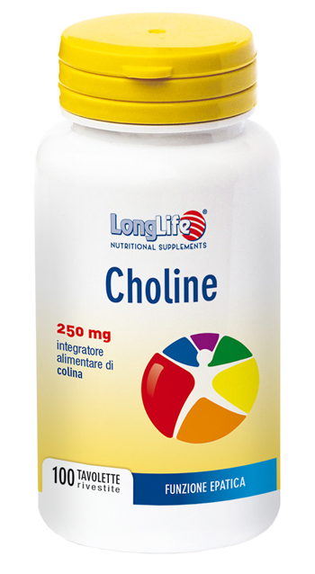 LONGLIFE CHOLINE 100 TAVOLETTE RIVESTITE - farmasconti.eu