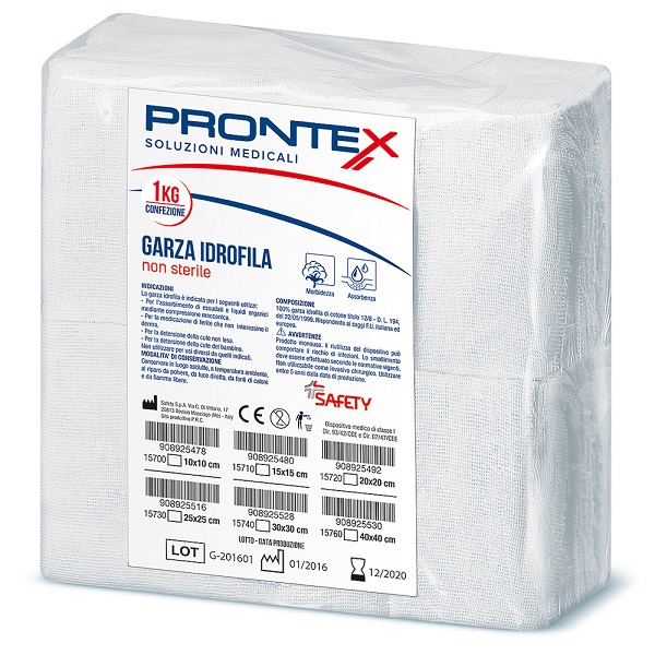 PRONTEX GARZA 30X30CM 1KG - farmasconti.eu