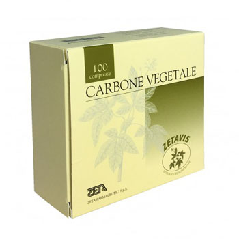 ZETAVIS CARBONE VEGETALE 100 COMPRESSE - farmasconti.eu