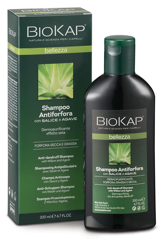 BIOKAP BELLEZZA SHAMPOO ANTIFORFORA 200 ML BIOSLINE - farmasconti.eu