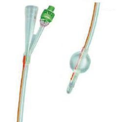 CATETERE FOLEY IN SILICONE TRASPARENTE A 2 VIE CON PALLONCINO 5-10ML DIAMETRO CH16 5,33MM LUNGHEZZA 40CM - farmasconti.eu