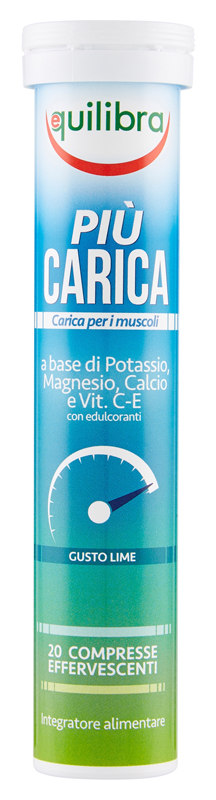 PIU' CARICA GUSTO LIME 20 COMPRESSE EFFERVESCENTI - farmasconti.eu