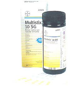 STRISCIA REATTIVA MULTITEST MULTISTIX 10SG 25 PEZZI - farmasconti.eu