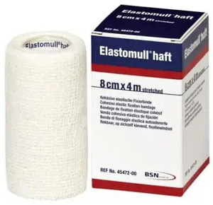 BENDA ELASTICA AUTOADESIVA ELASTOMULL HAFT BLU 8X400 CM - farmasconti.eu