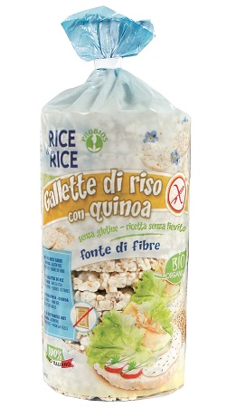 RICE&RICE GALLETTE DI RISO CON QUINOA 100 G SENZA LIEVITO - farmasconti.eu
