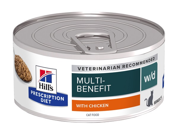PRESCRIPTION DIET FELINE MULTI-BENEFIT W/D CHICKEN 156 G - farmasconti.eu