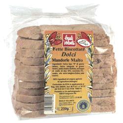 FETTE BISCOTTATE DOLCI MANDORLA MALTO 250 G - farmasconti.eu