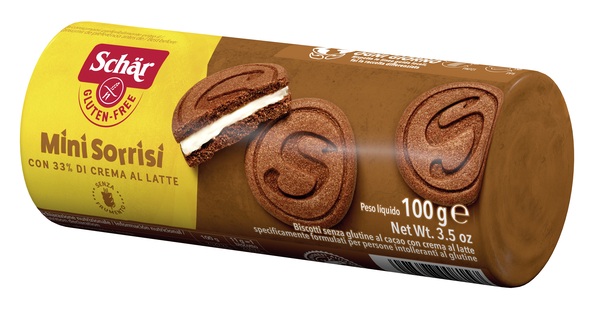 SCHAR MINI SORRISI CON CREMA AL LATTE 100 G - farmasconti.eu