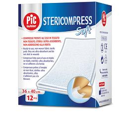 STERICOMPRESS SOFT XL GARZA TNT 18X40CM 12 PEZZI - farmasconti.eu