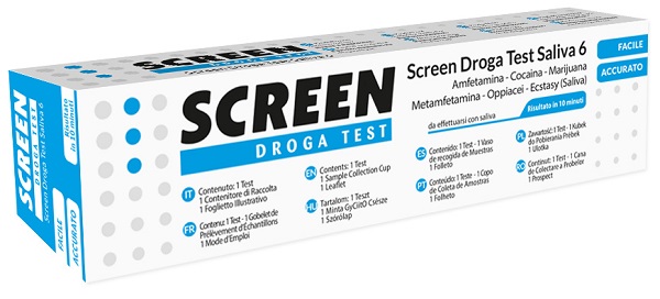 SCREEN DROGA TEST SALIVA 6 DROGHE - farmasconti.eu