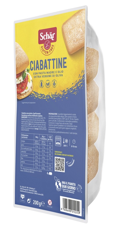 SCHAR CIABATTINA 200 G - farmasconti.eu