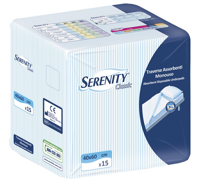 TRAVERSA SALVAMATERASSO SERENITYCLASSIC  XL MISURA 60X90CM 30 PEZZI - farmasconti.eu