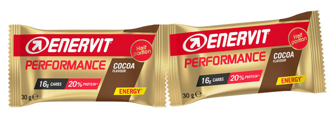 ENERVIT SPORT PERFORMANCE BAR CACAO 2 X 30 G - farmasconti.eu