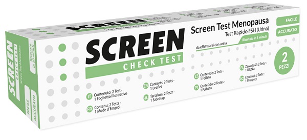 SCREEN TEST RAPIDO FSH/MENOPAUSA URINA 2 PEZZI - farmasconti.eu