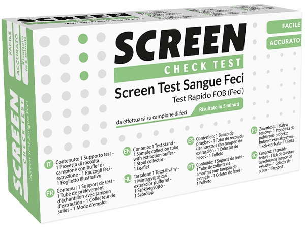 SCREEN TEST RAPIDO PRESENZA DI SANGUE OCCULTO NELLE FECI SCREEN TEST FOB - farmasconti.eu