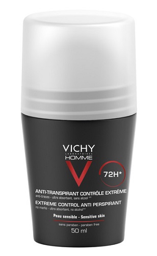 VICHY HOMME DEO ROLL-ON ANTI-TRASPIRANTE 50 ML - farmasconti.eu