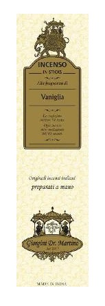 INCENSO VANIGLIA 15 G - farmasconti.eu