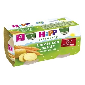 HIPP BIO HIPP BIO OMOGENEIZZATO CAROTE CON PATATE 2X80 G - farmasconti.eu