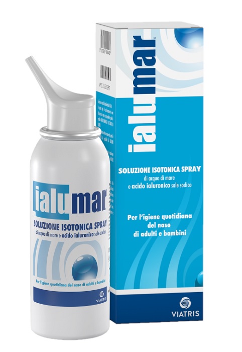 SOLUZIONE ISOTONICA SPRAY DI ACQUA DI MARE ACIDO IALURONICO SALE SODICO PER IGIENE NASO ADULTI E BAMBINI 100ML - farmasconti.eu