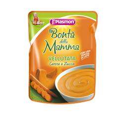 PLASMON POUCHES VELLUTATA DI CAROTE E ZUCCA 180 G - farmasconti.eu