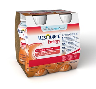 RESOURCE ENERGY ALBICOCCA 4 BOTTIGLIE 200 ML - farmasconti.eu