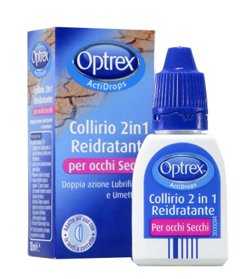 GOCCE OCULARI OPTREX ACTIDROPS 2IN1 REIDRATANTE OCCHI STANCHI 1 PEZZO - farmasconti.eu