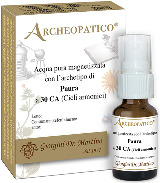 ARCHEOPATICO ACQUA PURA MAGNETIZZATA CON ARCHETIPO PAURA A 30 CICLI ARMONICI 10 ML - farmasconti.eu