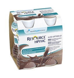 RESOURCE HP/HC CIOCCOLATO 4 BOTTIGLIE 200 ML - farmasconti.eu