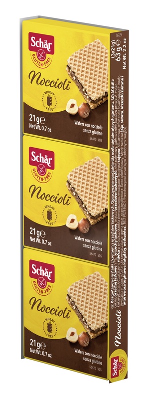 SCHAR NOCCIOLI' WAFERS CON NOCCIOLE 3 PEZZI DA 21 G - farmasconti.eu