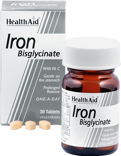 FERRO BISGLICINATO IRON BYSGLICINATE 30 COMPRESSE - farmasconti.eu