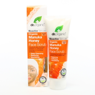 DR ORGANIC MANUKA HONEY FACE SCRUB 125 ML - farmasconti.eu