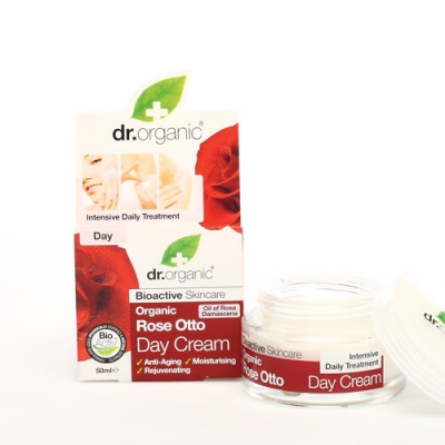 DR ORGANIC ROSE OTTO ROSA DAY CREAM CREMA VISO GIORNO 50 ML - farmasconti.eu