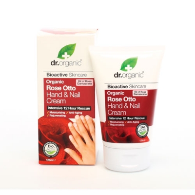 DR ORGANIC ROSE OTTO ROSA HAND NAIL CREAM CREMA MANI 125 ML - farmasconti.eu