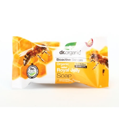 DR ORGANIC ROYAL JELLY PAPPA REALE SOAP SAPONETTA 100 G - farmasconti.eu