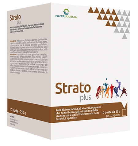 STRATO PLUS 10 BUSTINE 25 G GUSTO AGRUMI - farmasconti.eu