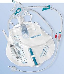 CATETERE IN SILICONE SCANALATO PROFILCATH PRECONNESSO CH16 LUNGHEZZA 40CM + SACCA DI DRENAGGIO DA 2000ML GRADUATA CON TUBO DI SCARICO ELASTICO E CHIUSURA A MORSETTO - farmasconti.eu