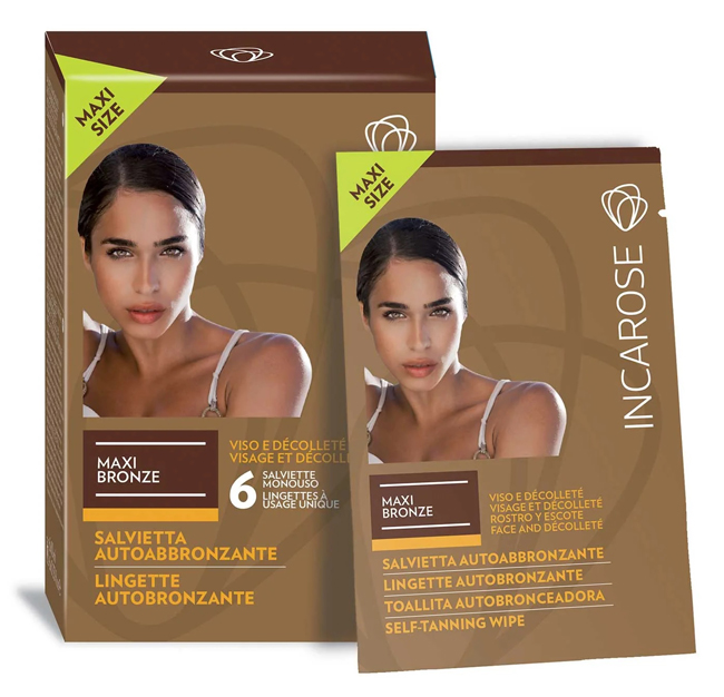 INCAROSE MAXI BRONZE 6 SALVIETTE VEG* - farmasconti.eu
